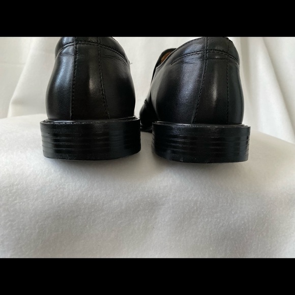 Aldo Mens Size 44 Black Leather Loafers - Picture 6 of 16
